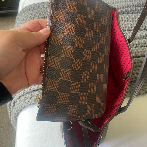 Brown Checkered Tote Bag - Picture 4 of 9